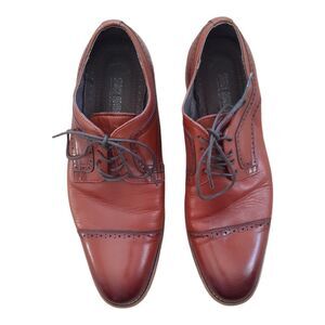 Stacy Adams Rich Brown Leather Derbys